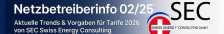 Neue Netzbetreiberinfo ist online: Wegleitung zur Kostenrechnung 2026 publiziert